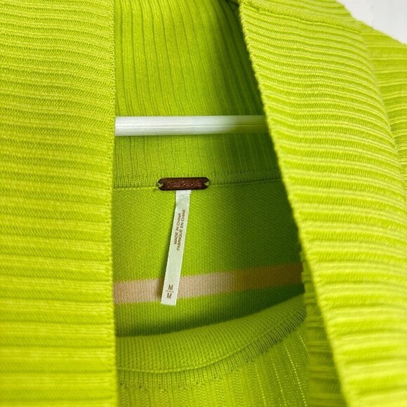 FREE PEOPLE Paulie Sweater in Lemonade Combo Size Medium - Picture 6 of 12